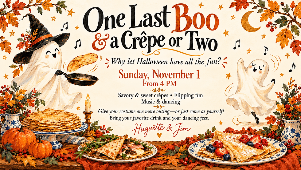 One Last Boo and a Crêpe or Two