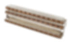 A metal harmonica on a white background.