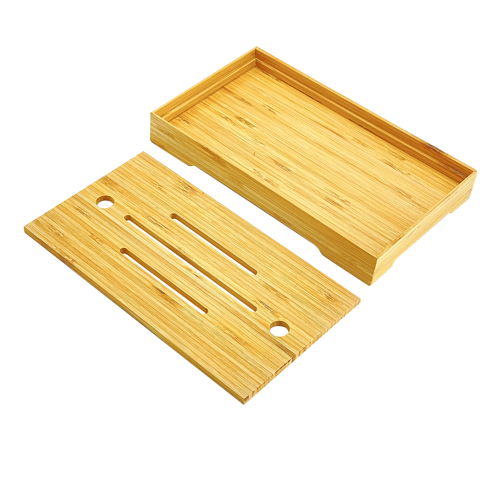 Thumbnail: Bamboo Soap Holder with Tray