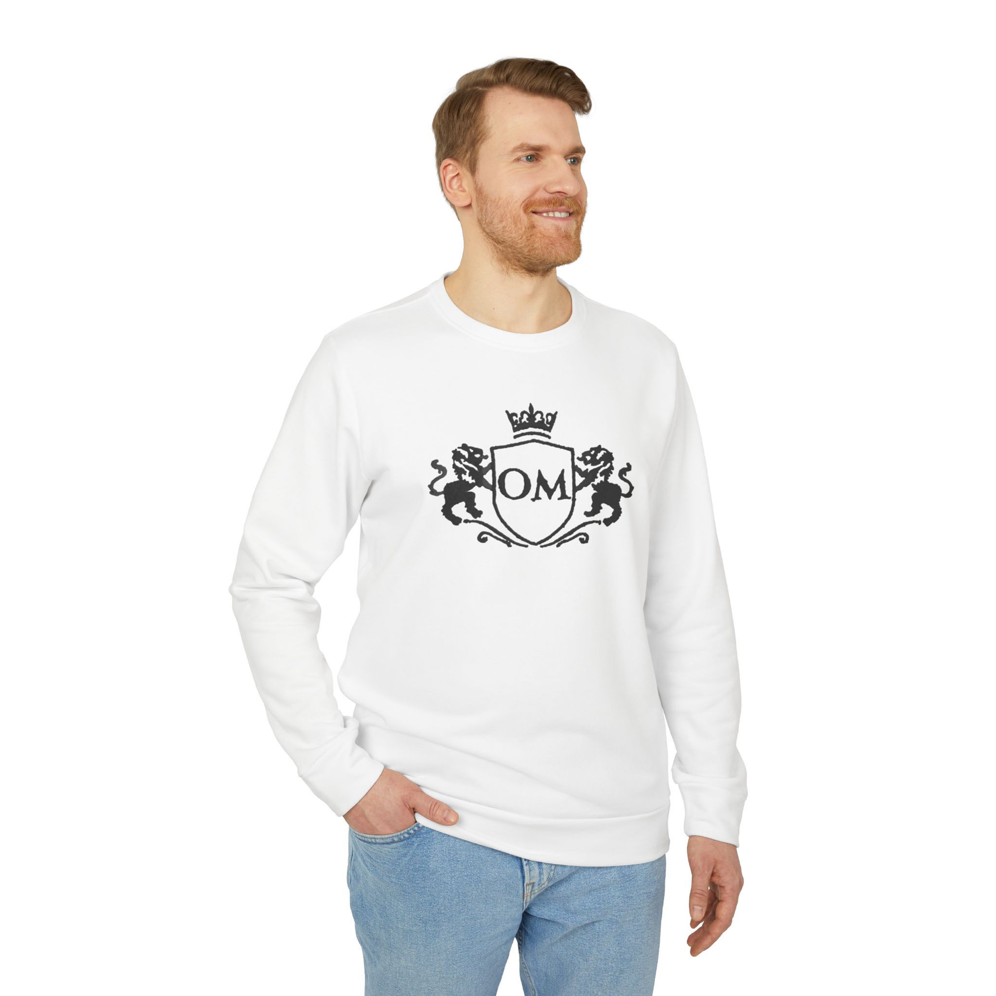 Adidas Fleece Crewneck Sweatshirt, Cozy Casual Style