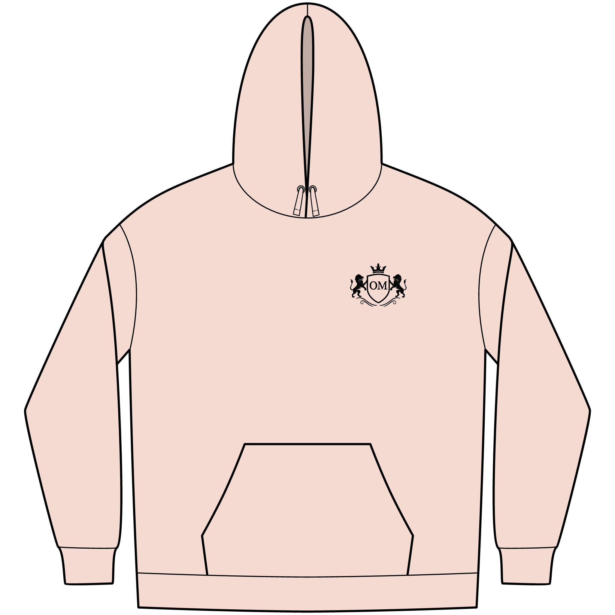 District Men's Fleece Hoodie