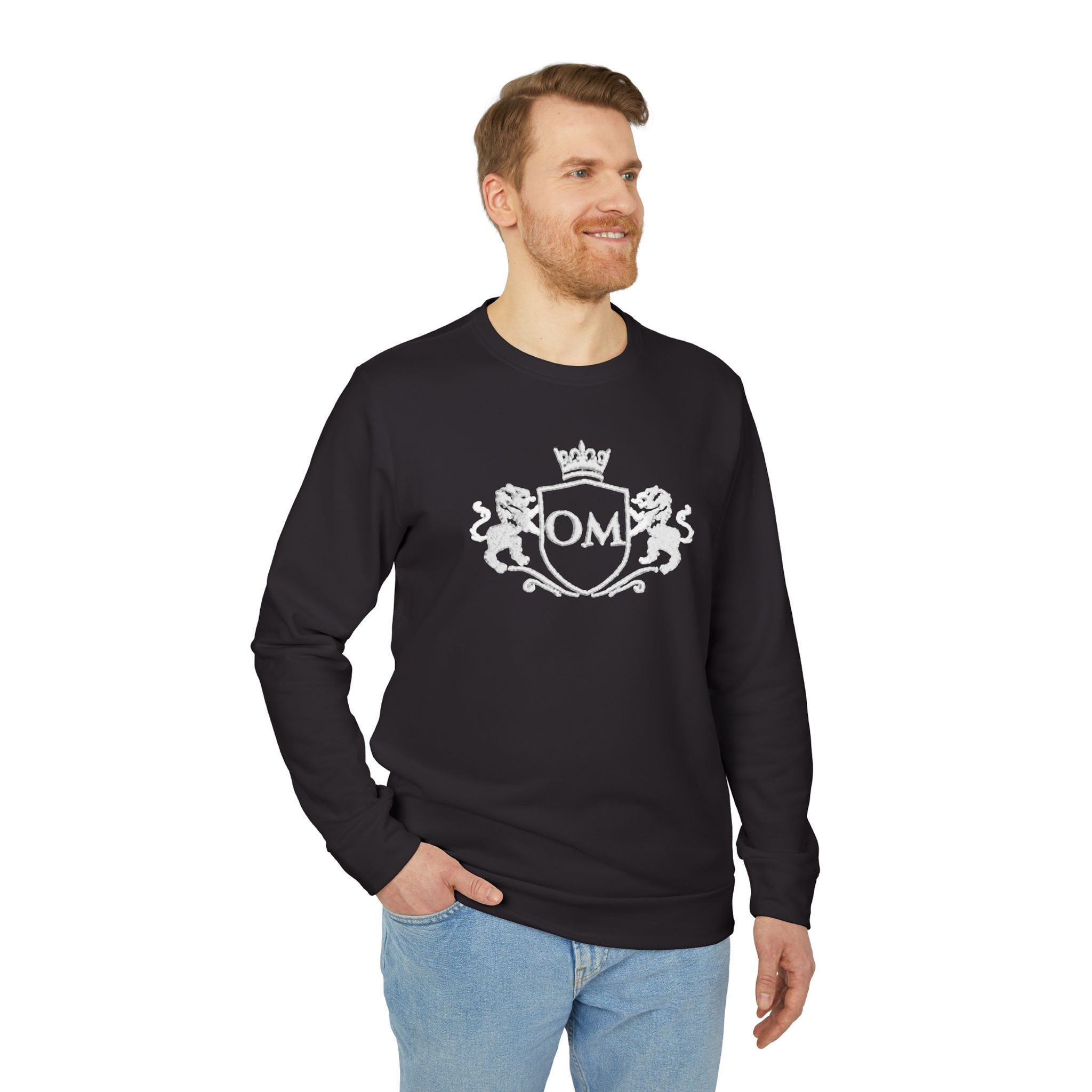 Adidas Fleece Crewneck Sweatshirt, Cozy Casual Style