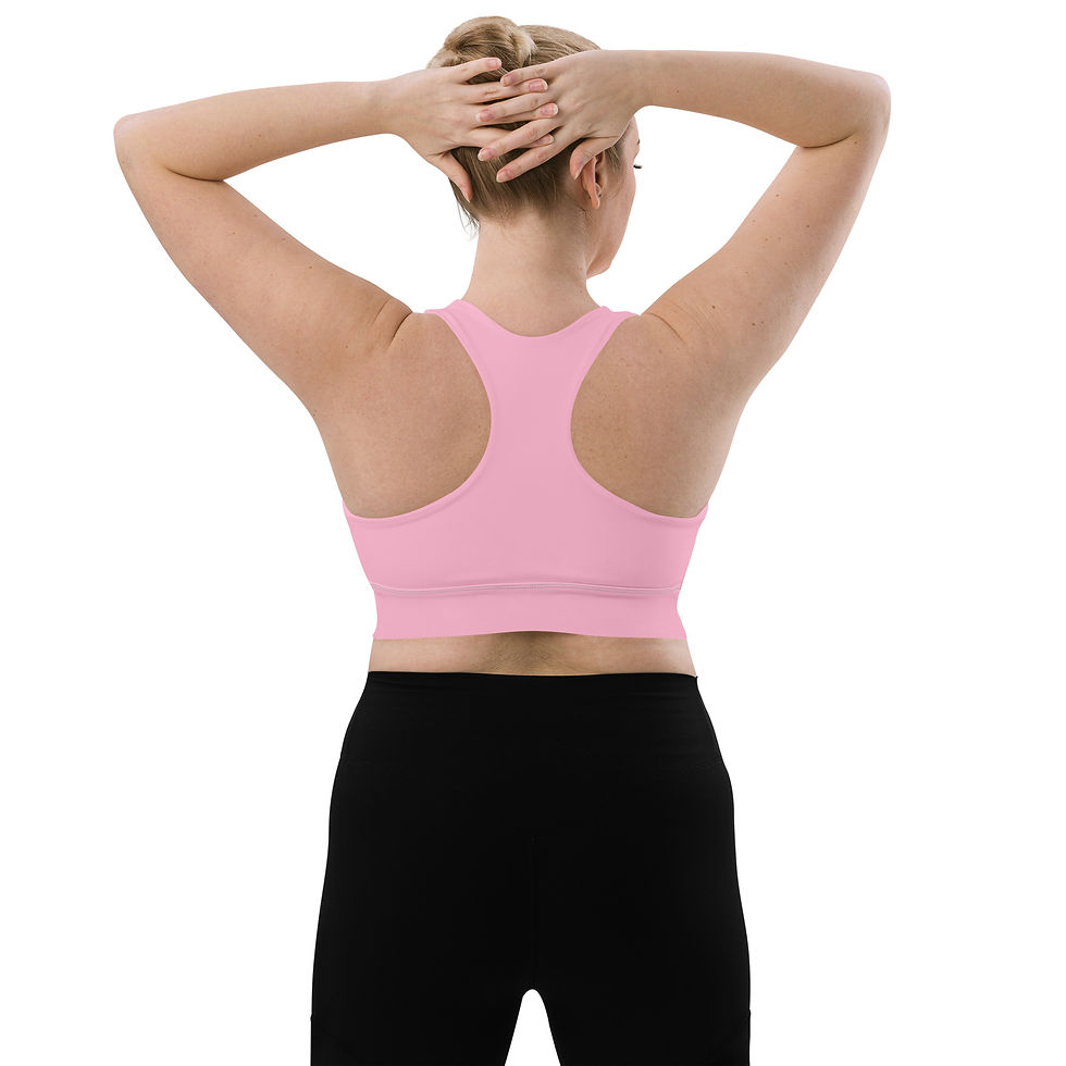 Thumbnail: Women's Recycled Longline Sports Bra