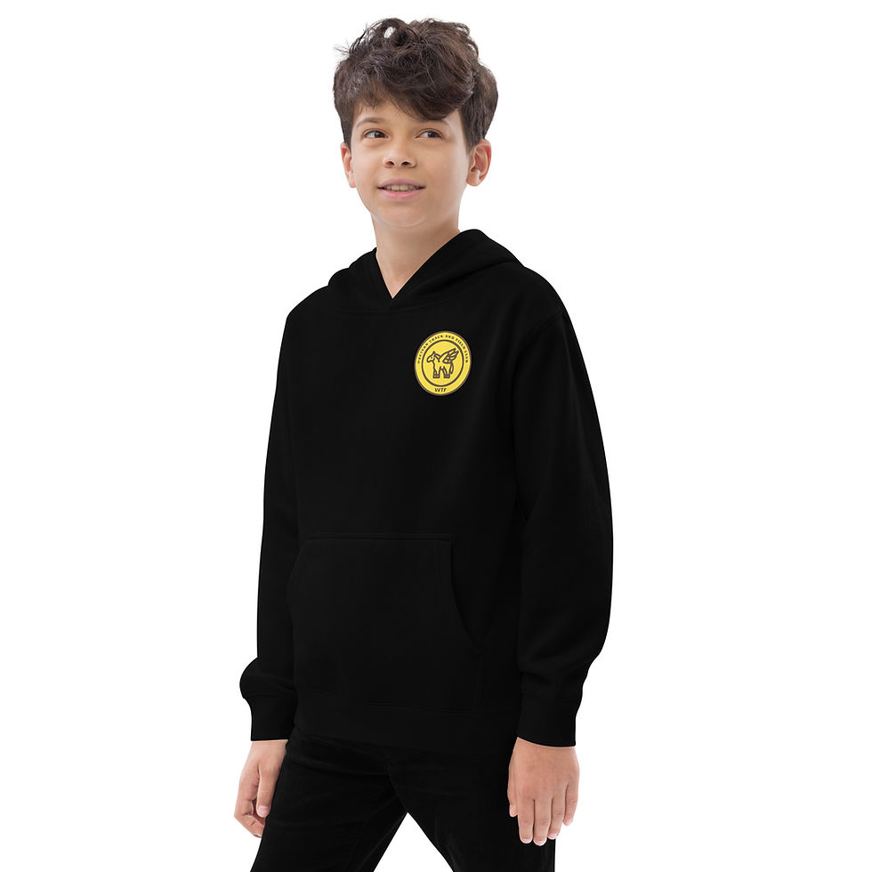 Thumbnail: Western Track & Field Pegasus Badge Kids fleece hoodie