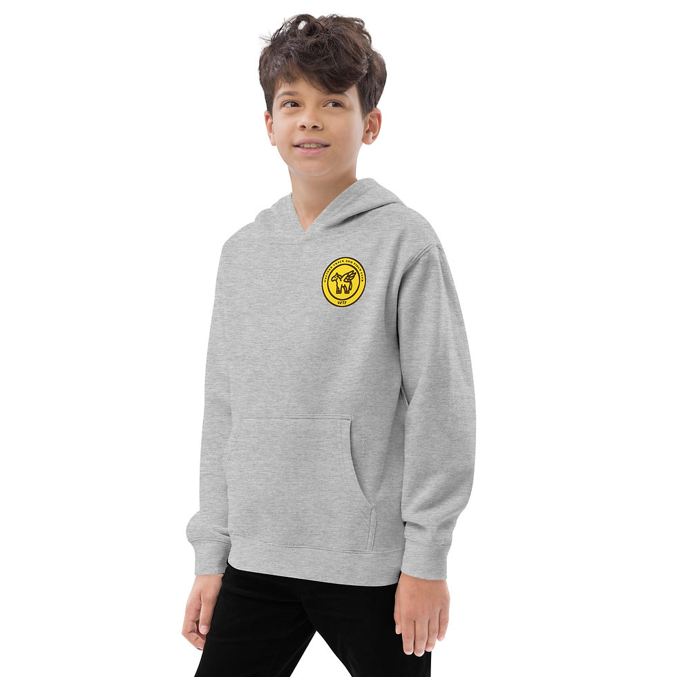 Thumbnail: Western Track & Field Pegasus Badge Kids fleece hoodie