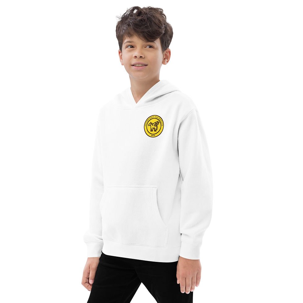 Thumbnail: Western Track & Field Pegasus Badge Kids fleece hoodie