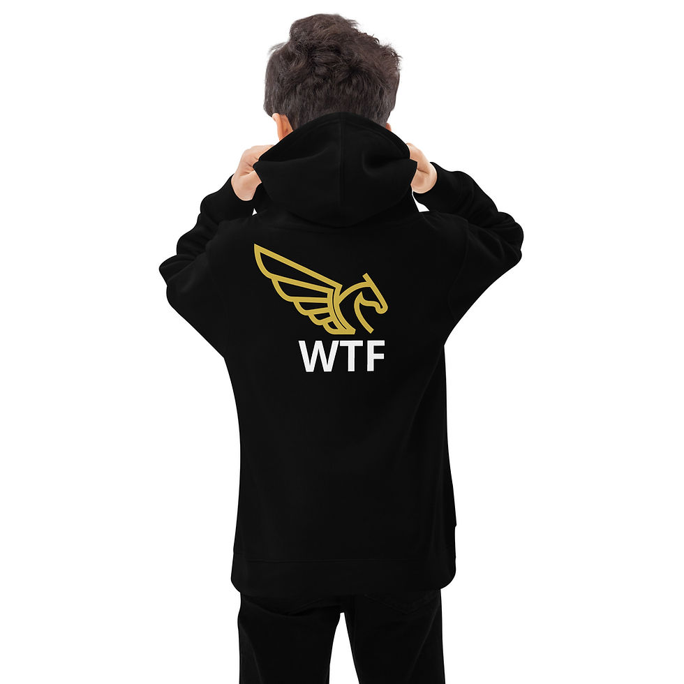 Thumbnail: Western Track & Field Pegasus Badge Kids fleece hoodie