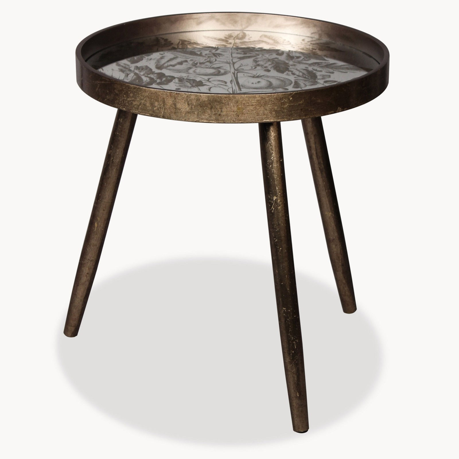 Waltham Mirrored Tomato Tray Table