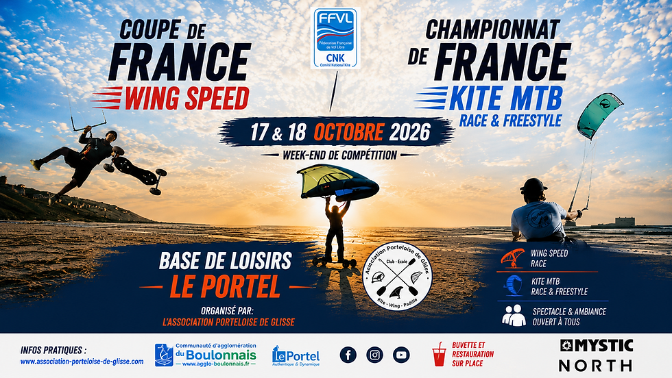 Championnat de France de Kite-MTB et Coupe de France de Wing Speed