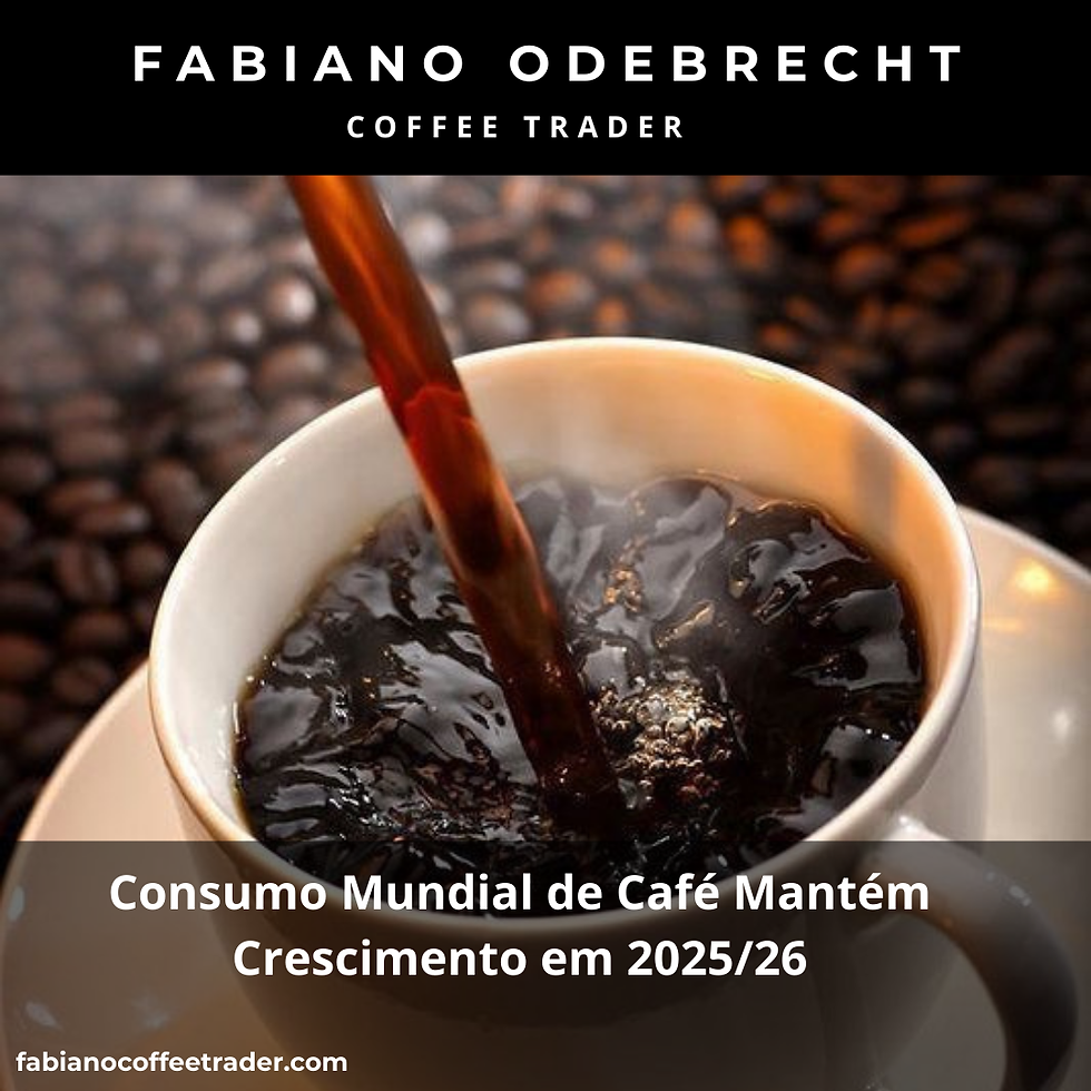 Consumo Mundial de Café Mantém Crescimento em 2025/2625 .