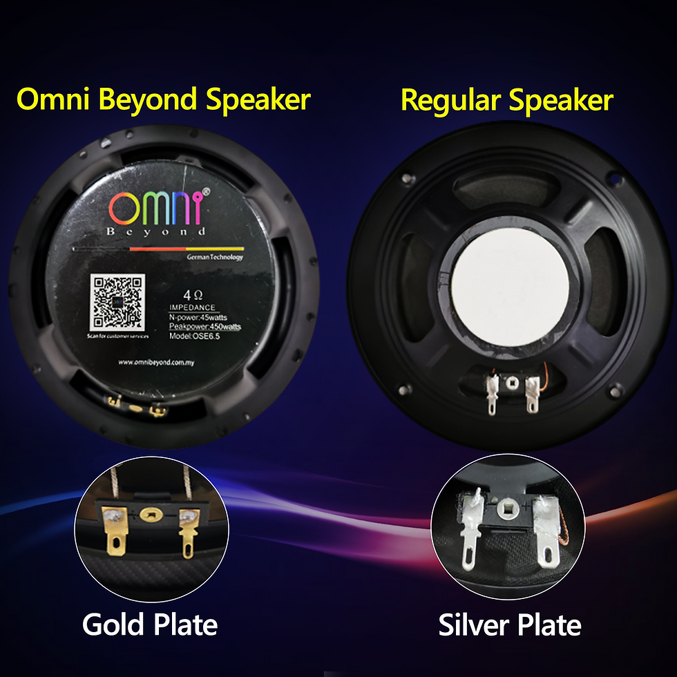 縮圖：[OMNI BEYOND] OSE6.5 450W Peak Power 6.5" Inch 4-WAY Car Speaker