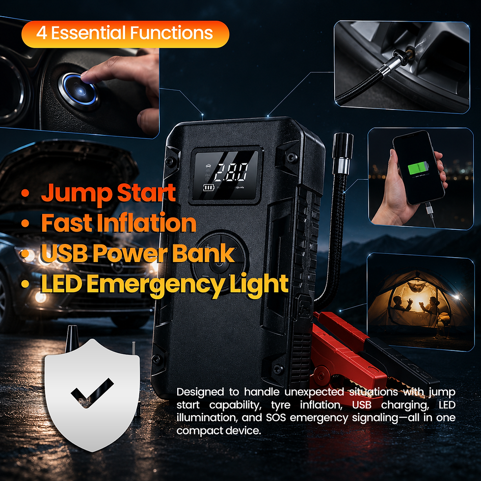 縮圖：OMNI BEYOND OM-PB68 12V Jump Starter Car Emergency Power Bank (12800mAh)