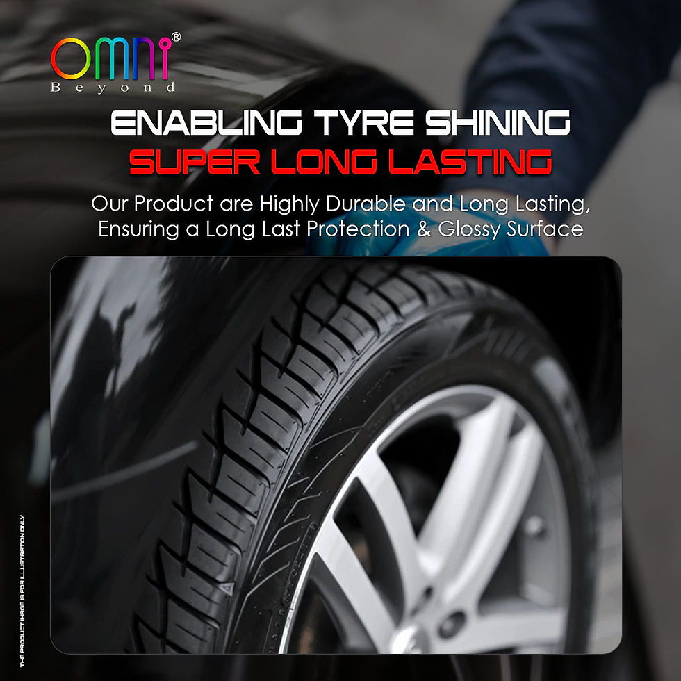 縮圖：[OMNI BEYOND] Tire Coating 150ML Coating Tayar Wax Tire Silicone Tyre Shine Taya