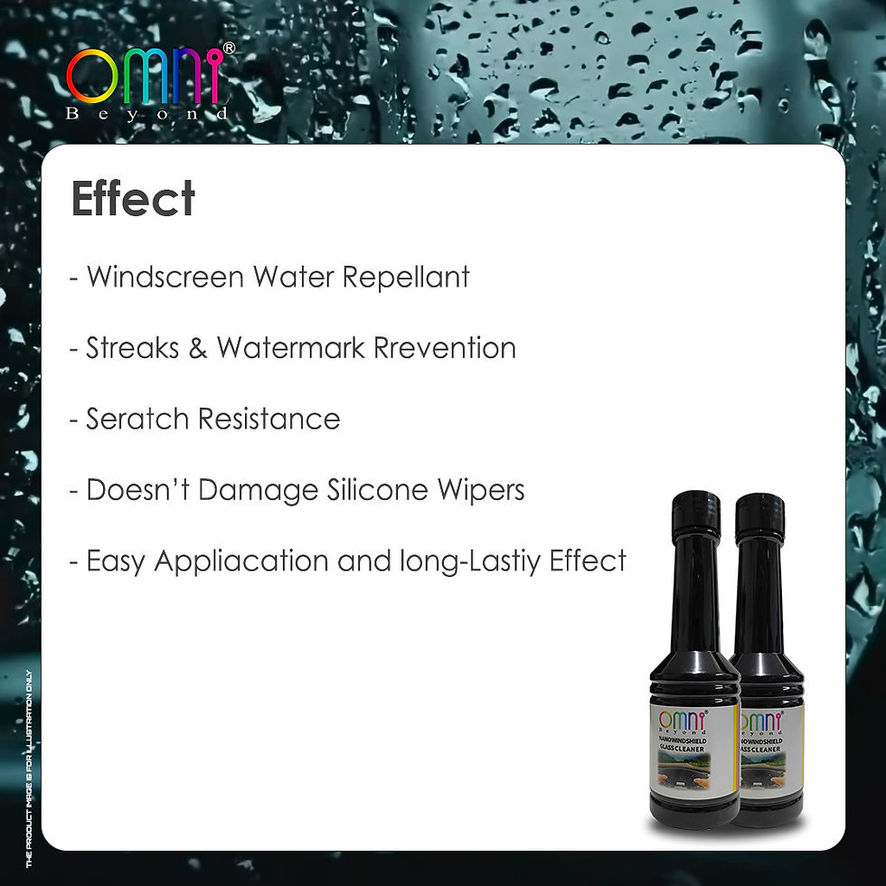 Thumbnail: [OMNI BEYOND] Car Nano Windshield Glass Cleaner Solid Wiper For Any Glass Or Win