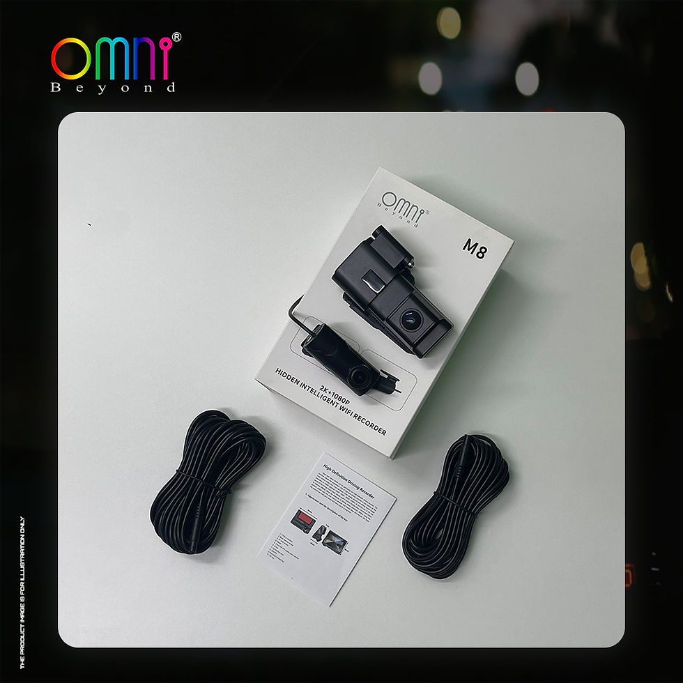 縮圖：[OMNI BEYOND] M8 Dash Cam 1440P Car Recorder