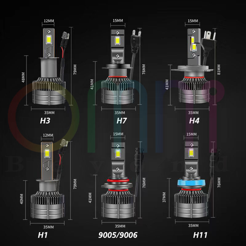 縮圖：[OMNI BEYOND] V11 Series Car LED Headlight H1 H3 H4 H7 H8/H9/H11 9005 HB3 9006 H