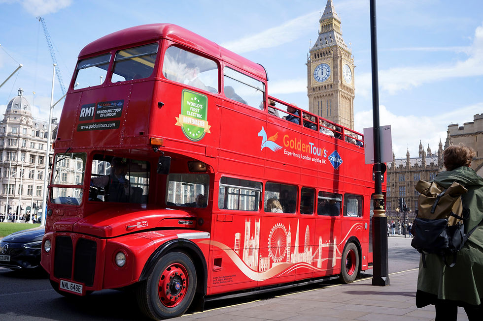 Golden Tours Introduces the World’s First Electric Routemaster Bus