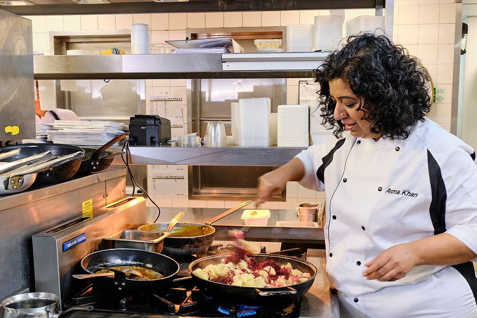 Chef Asma Khan at Darjeeling Express | © Ming Tang-Evans