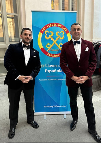 René Castillo (left) with Karim Bernichi