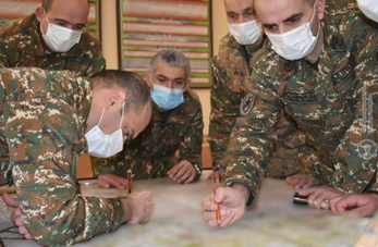 N զորամասում անցկացվել են շտաբային մարզումներ