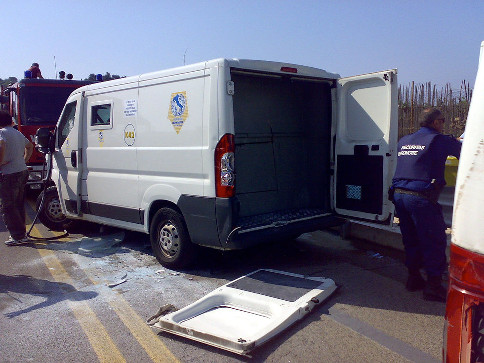 Attack on armoured van