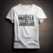 "Embrace Your Unique Hustle" TEE (White/Black)