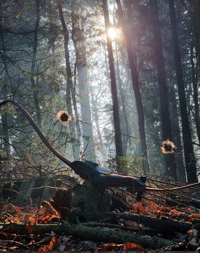 striker bow in woods