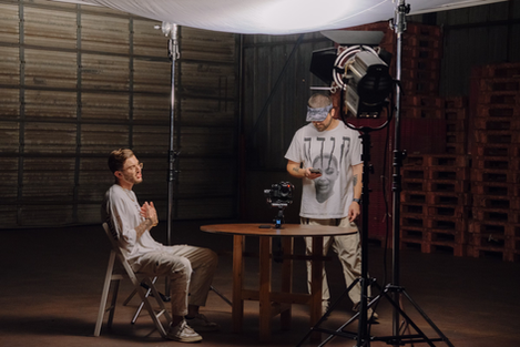 Bruce Melan making music video for Adam with DJI ronin and Probe LAOWA lens, filmgear,