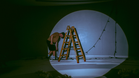 Bruce Melan director of Music video of Tamir Bar - Ester, behind the scenes, RED camera, cinema, old movie style, comedy