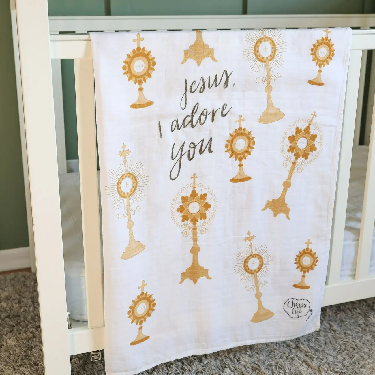Monstrance Swaddle Blanket