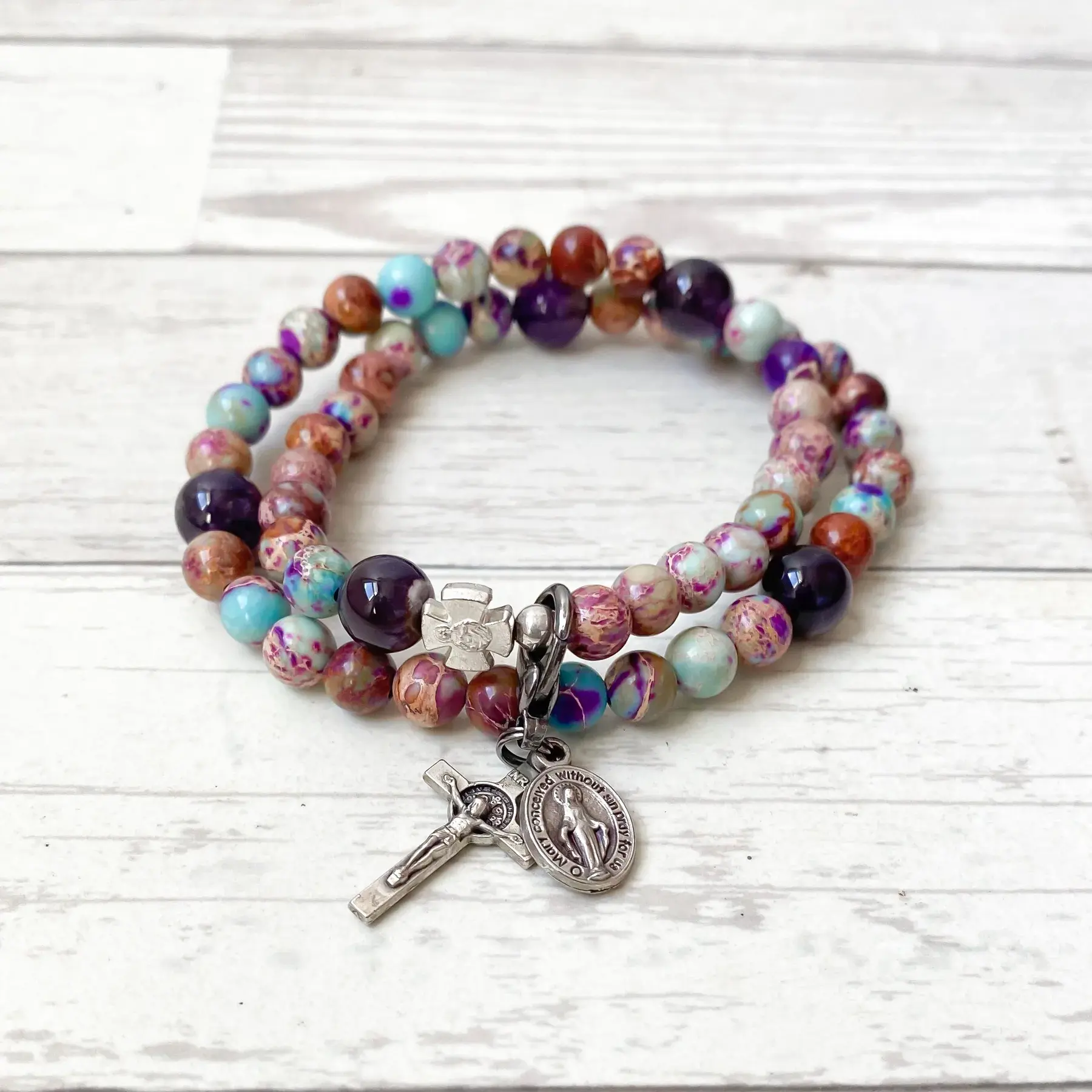 Gemstone Rosary Bracelet - Penance