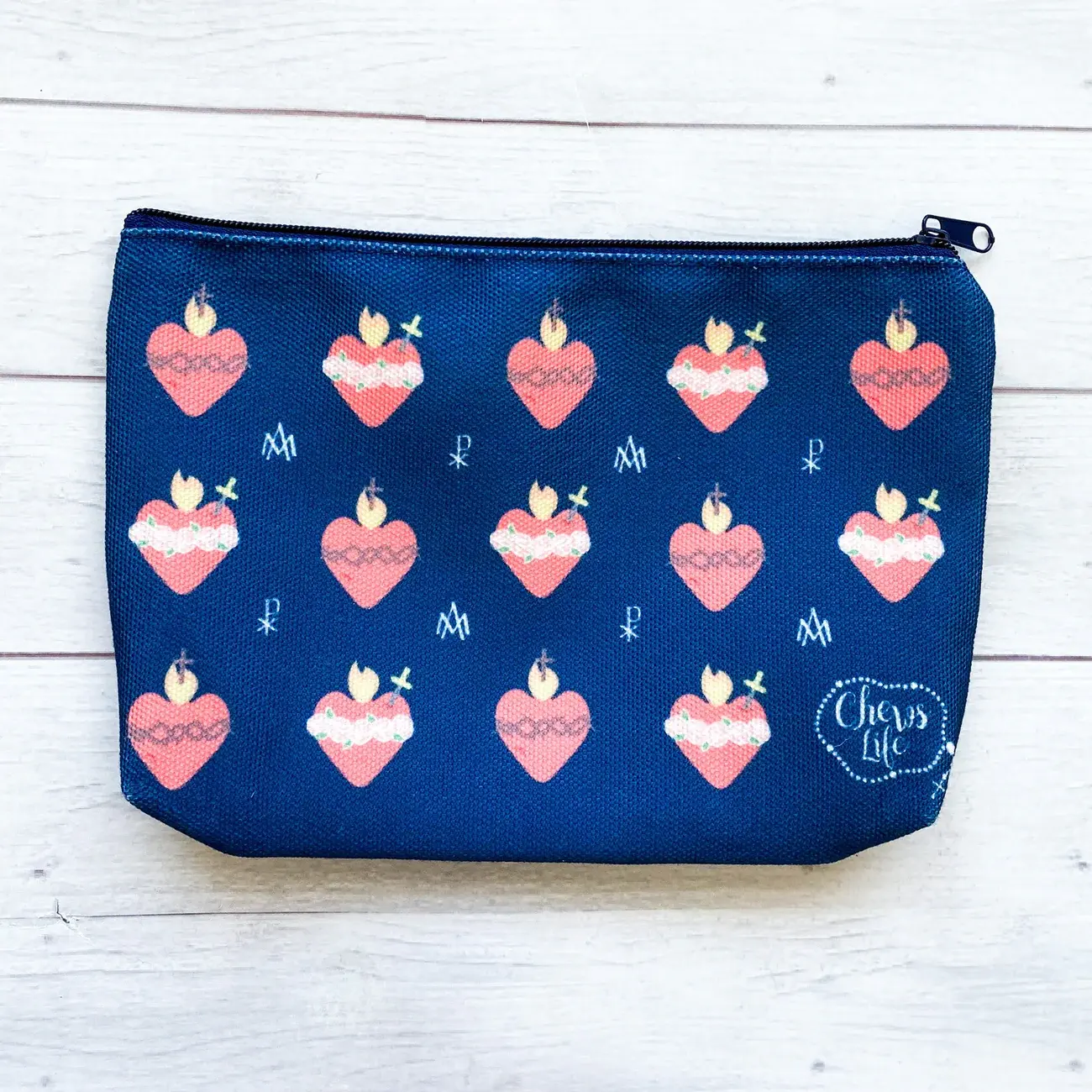 Sacred Heart Zip Pouch