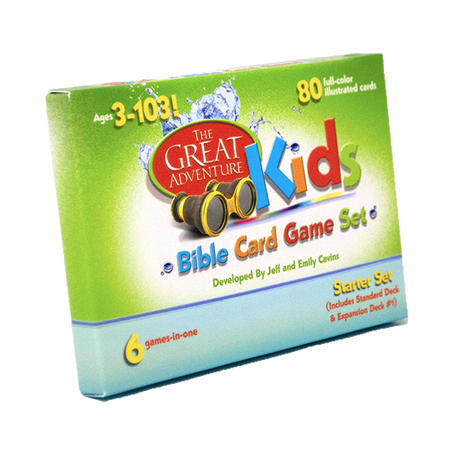 The Great Adventure Kids Bible Card Game Set Saintly Gift