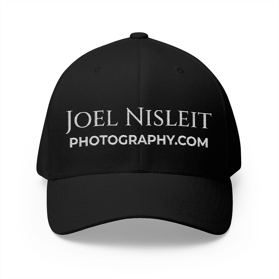 Thumbnail: Embroidered 'Joel Nisleit Photography.com' Closed-Back Cap
