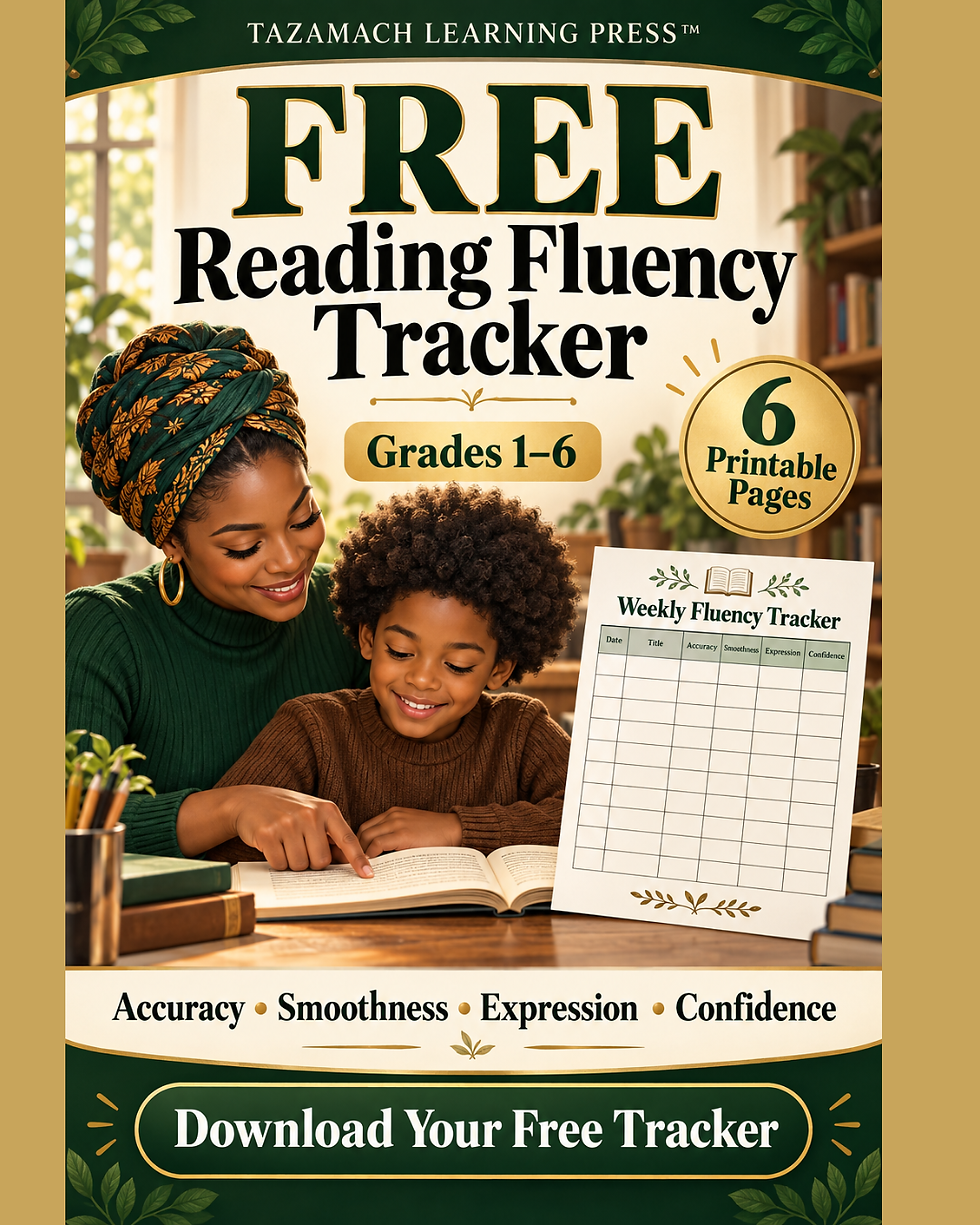 Help Your Child Grow as a Reader: Free Reading Fluency Tracker