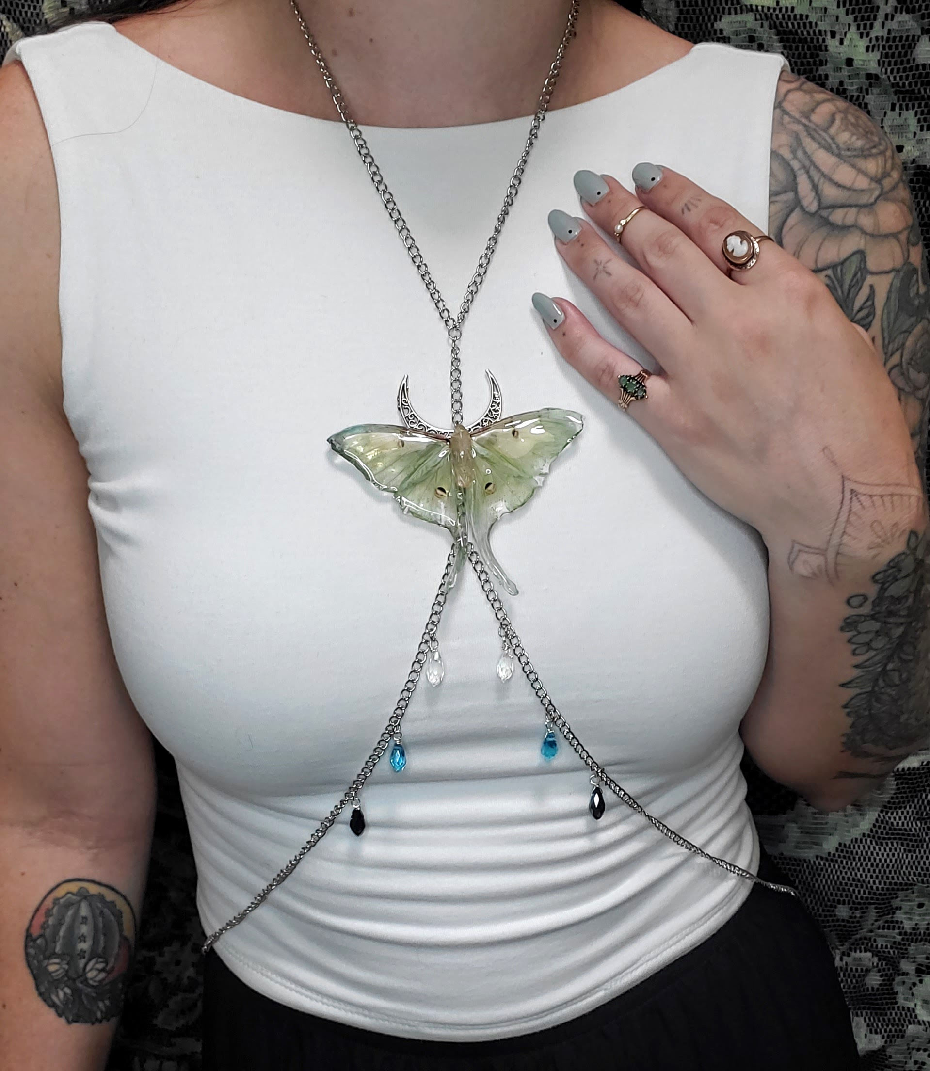 Luna Moth Body Jewelry