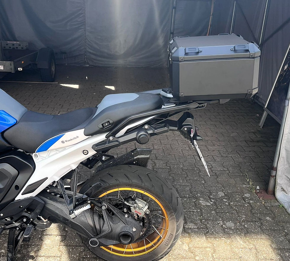 Miniaturbild: LOW-ZERORACK, BMW R1300GS (auch ADV) Rackless Topcase, inkl. Netz