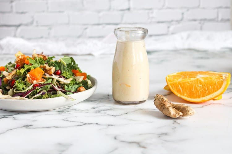 Aderezo de Tahini con Naranja & Jengibre