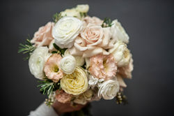 Blush pink and cream bouquet