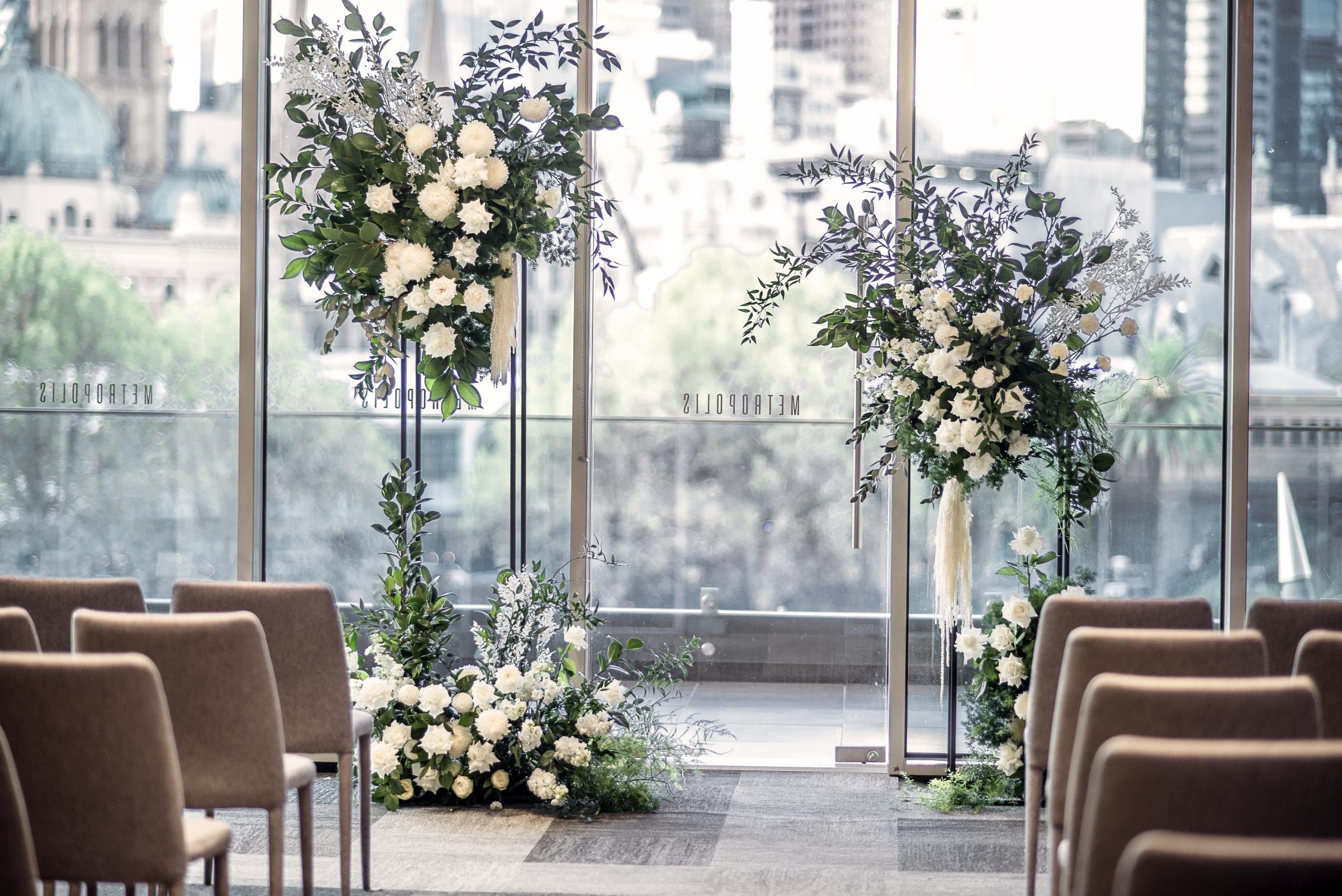 Wedding ceremony flowers Melbourne