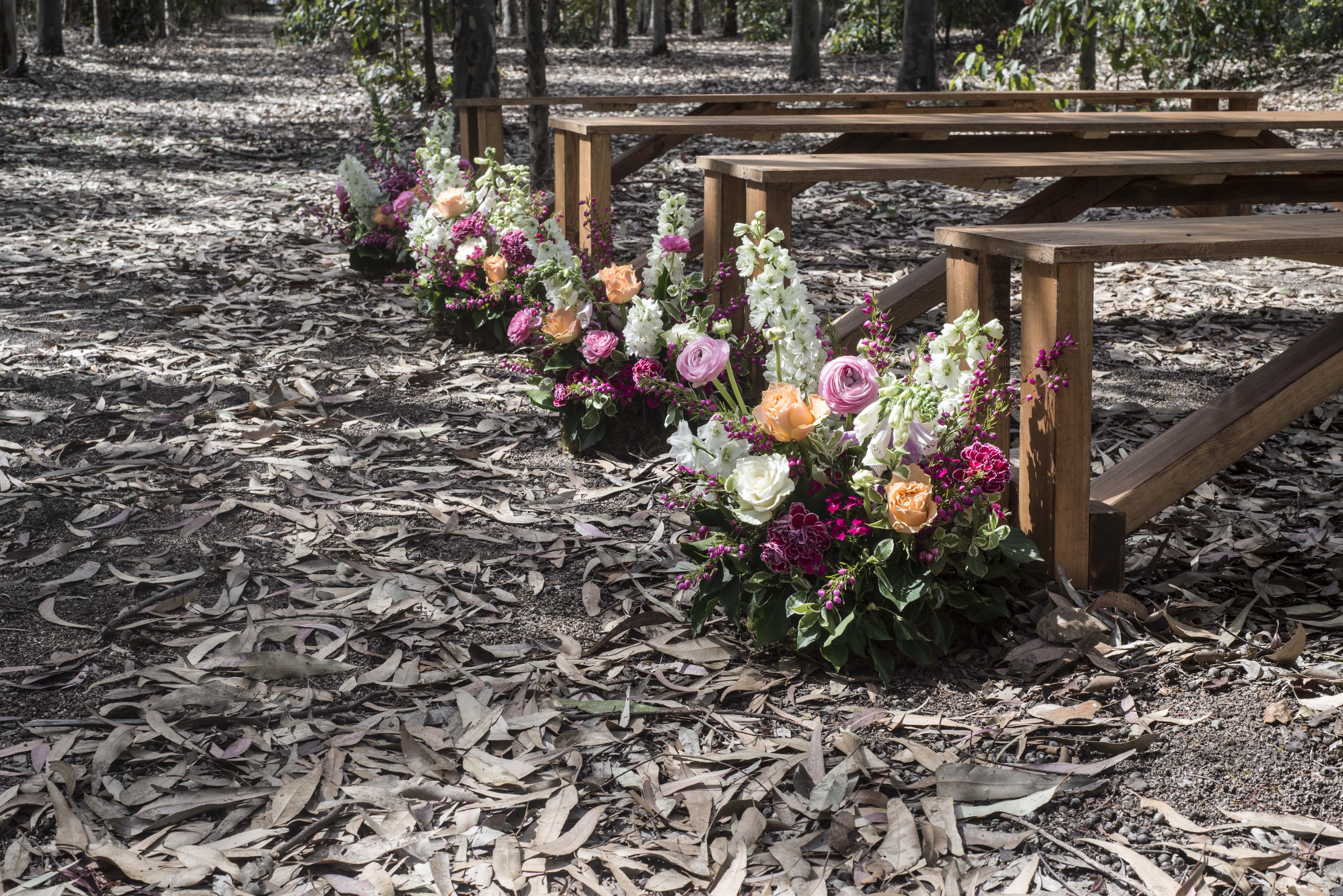 Wedding ceremony flowers Melbourne