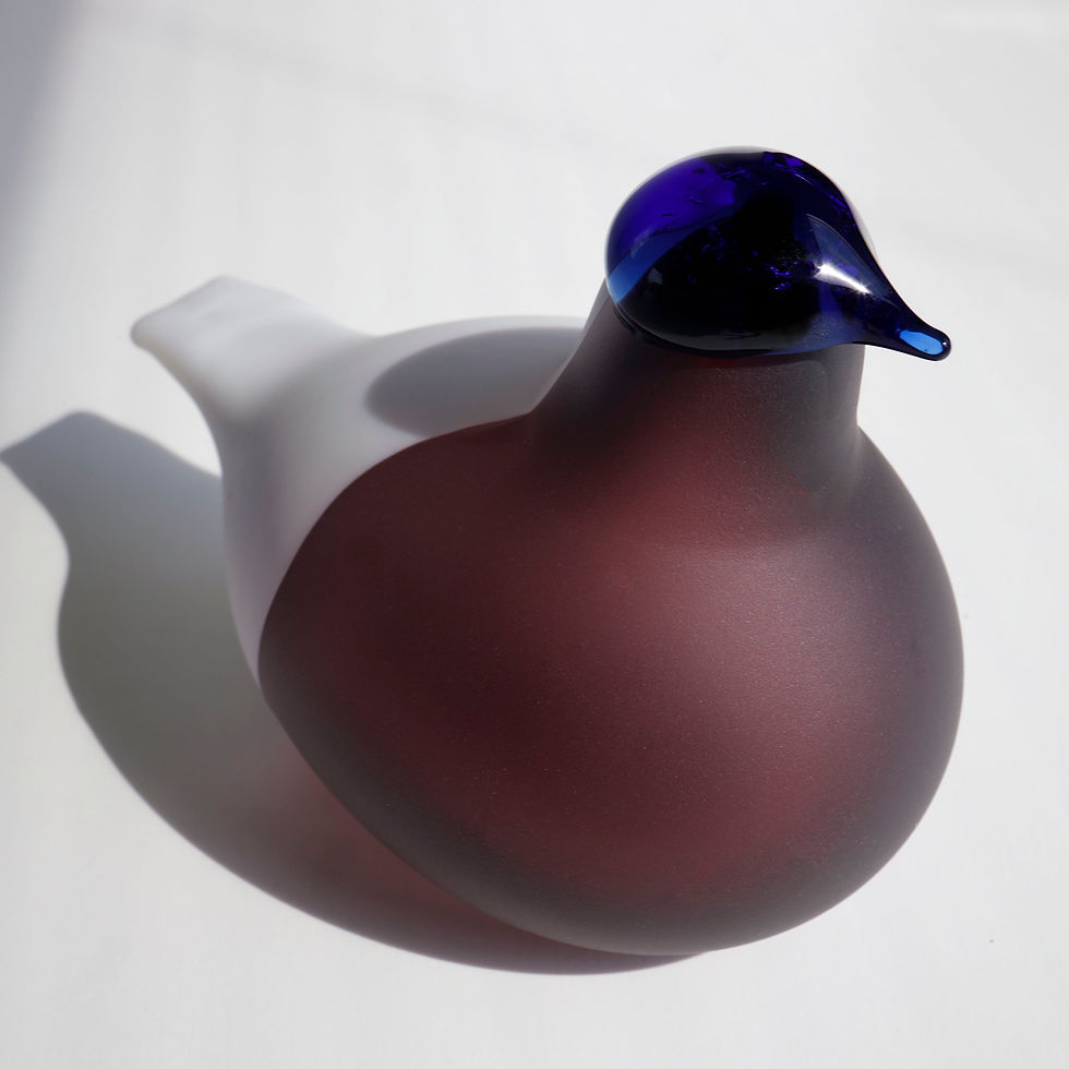 サムネイル： 特定のお客様専用出品　UK イギリス　50体限定　イッタラ　バード　Purple Finch