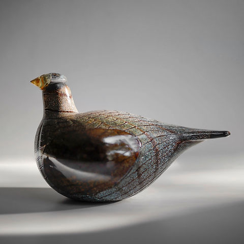 工芸品  birds oiva toikka wood grouse iittala birds oiva toikka wood grouse
