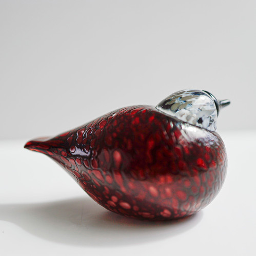 イッタラバード　ROSY FINCH Iittala Birdsイッタラ バード Rosy Finchロージーフィンチ Oiva