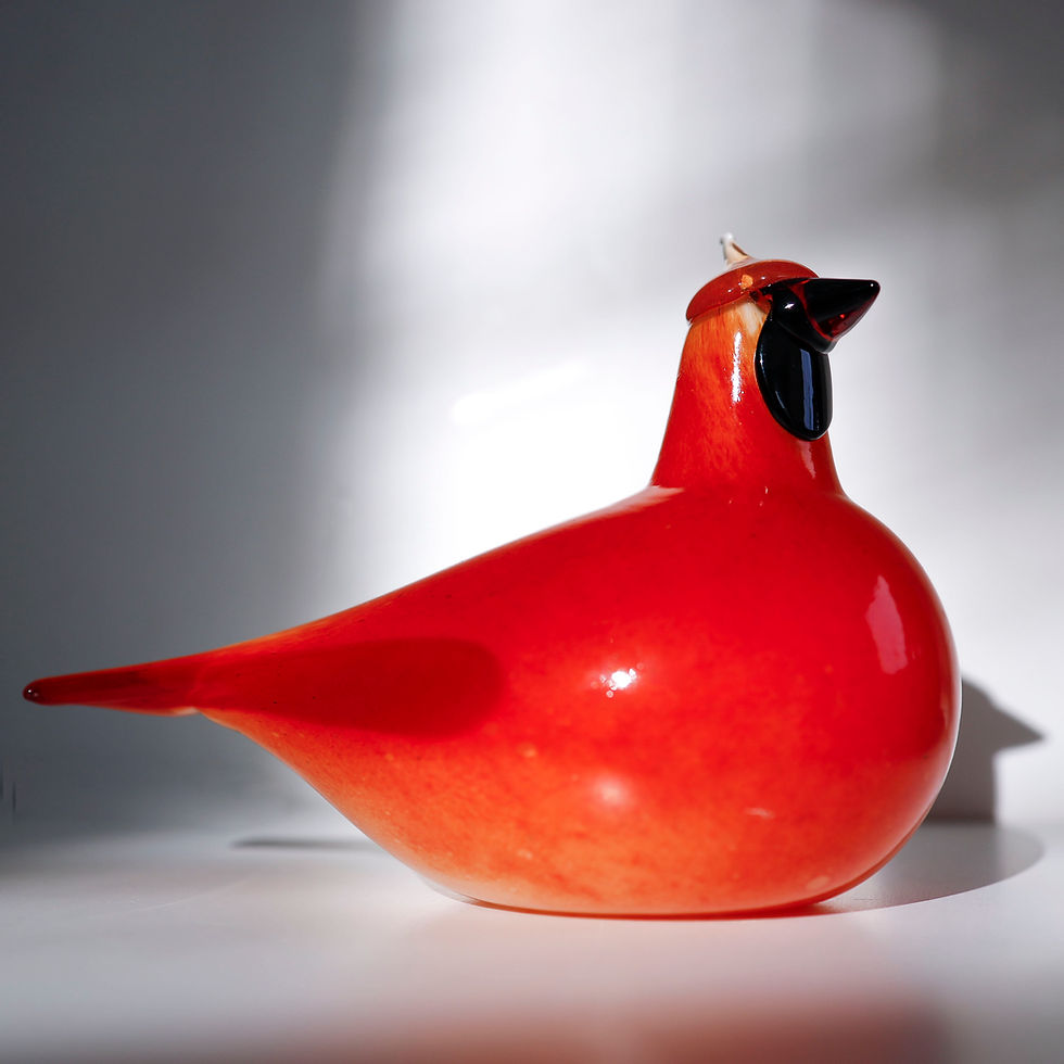 サムネイル： Red Cardinal Oiva toikka iittala bird