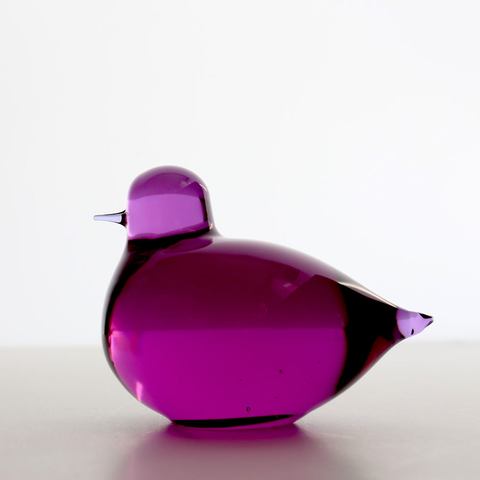 サムネイル： Pulmu アメジスト　Oiva Toikka Birds iittala バードオイバトイッカ