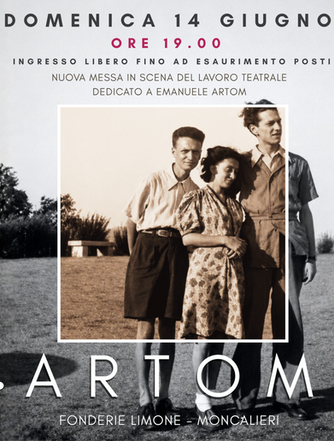 ARTOM theatre performance poster