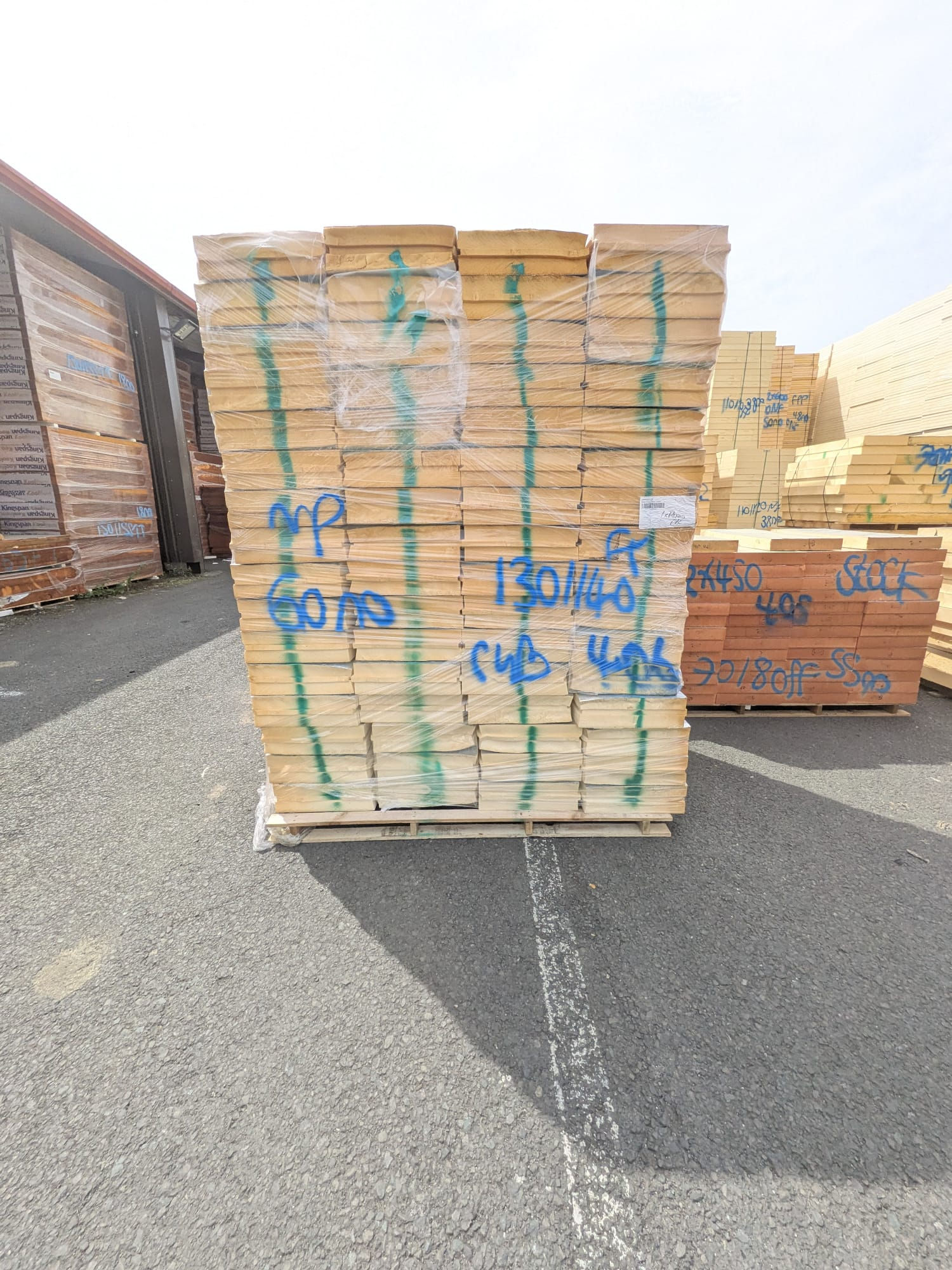 PALLET 406- 60no, 130/140mm, Foil, 1.2 x 0.45m (MP)