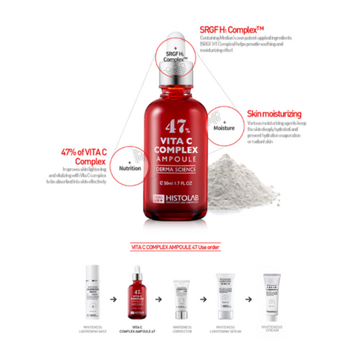 【業務用】ヒストラボ　VITA CCOMPLEXAMPOULE 150ml Amazon.com: HISTOLAB Vitamin C Complex Ampoule 47% Made in Korea