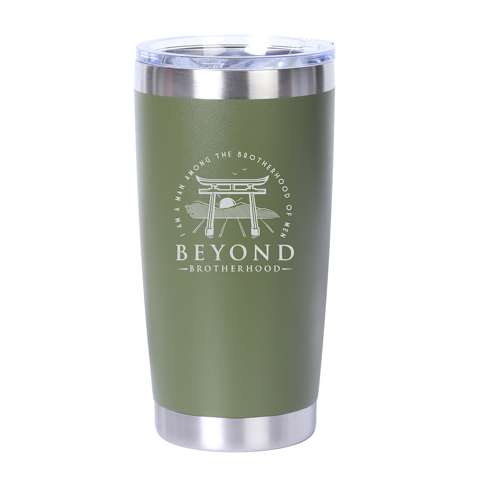 Thumbnail: Beyond Brotherhood 600 ml (20 oz) Insulated Tumbler (Mug) with Slider Lid